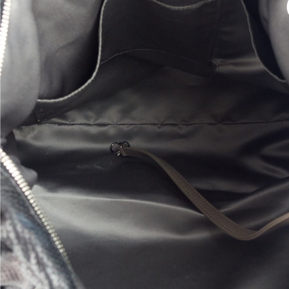 CHANEL Perforated Ultimate Soft Black Leather Hobo Bag Authentic in EUC - Picture 6 of 9